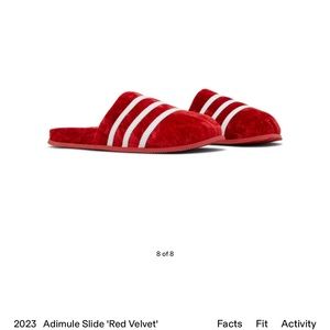 Adidas Slide Red Velvet